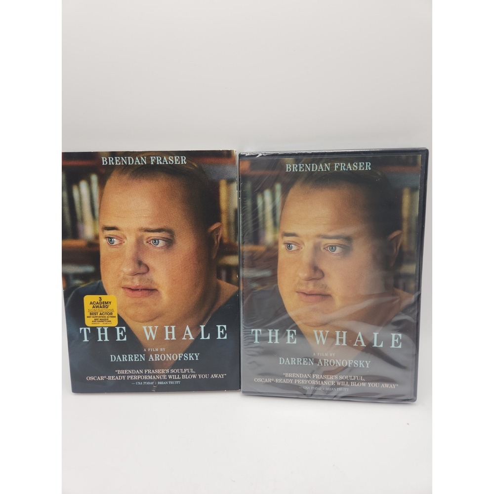 The Whale (DVD, 2022) with Slipcover Brendan Fraser Widescreen NEW/SEALED!